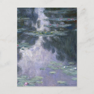 Postal Claude Monet Water Lilies 1907 Nymphéas GalleryHD