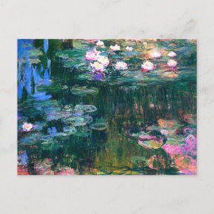 Postal Claude Monet - Water Lilies (1917)