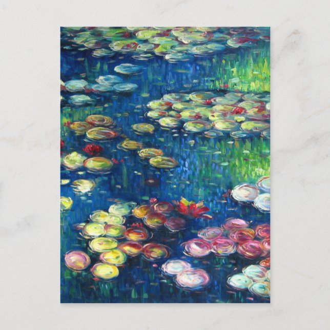 Postal Claude Monet: Water Lilies 3 (Anverso)