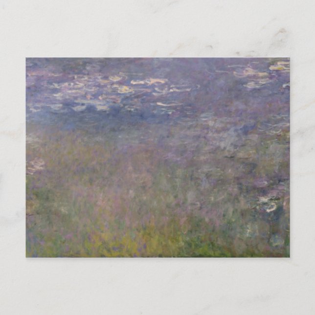Postal Claude Monet | Water Lilies Agapanthus (Anverso)