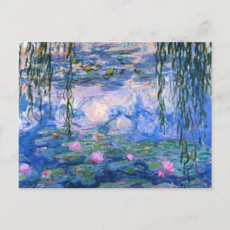 Postal Claude Monet Water Lillies 1919