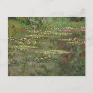 Postal Claude Monet   Waterlilies o Water Lily Pond