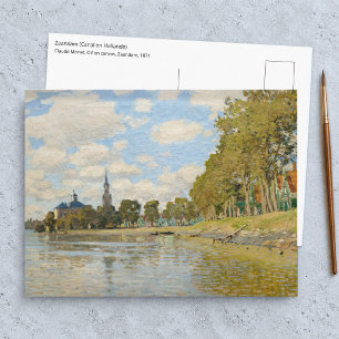 Postal Claude Monet - Zaandam