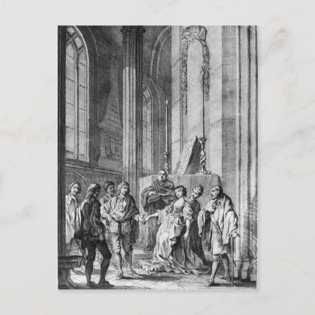 Postal Claudio acusa a Héroe de ser infiel (Anverso)