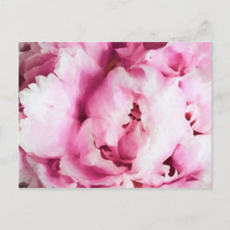 Postal Clausura de una pintura de peones rosados