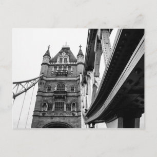 Postal Clausura del puente de la Torre Blanca y Negra en 