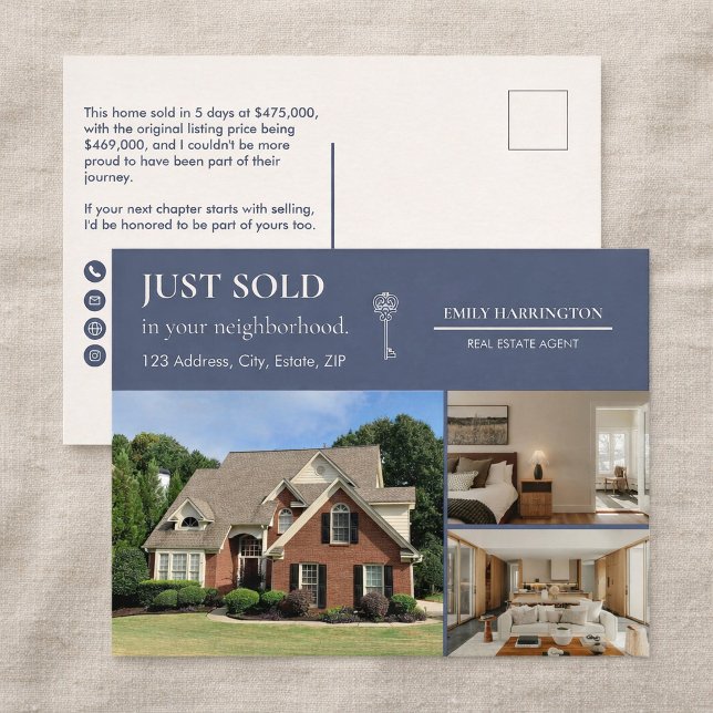 Postal Clave Clásica Acaba de Vender Agente Inmobiliario  (Subido por el creador)