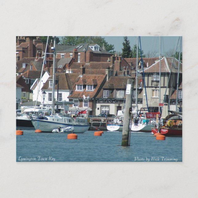 Postal Clave de ciudad de Lymington (Anverso)
