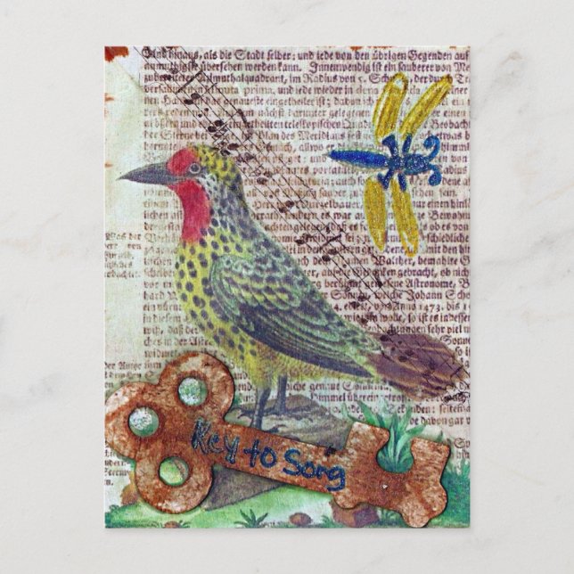 Postal Clave de la canción (Anverso)