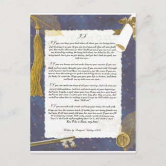 Postal Clave para el futuro IF por Rudyard Kipling