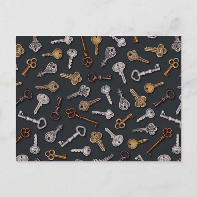 Postal Claves antiguas y antiguas (Anverso)