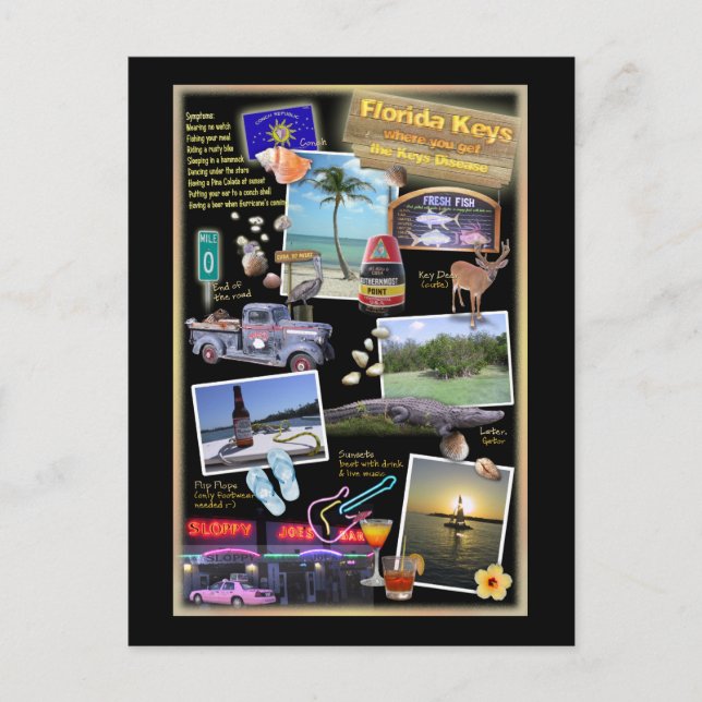 Postal Claves de Florida (Anverso)