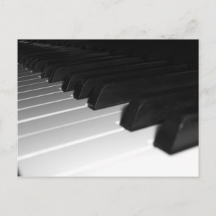 Postal Claves de piano