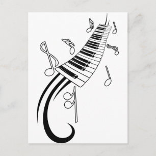 Postal Claves musicales