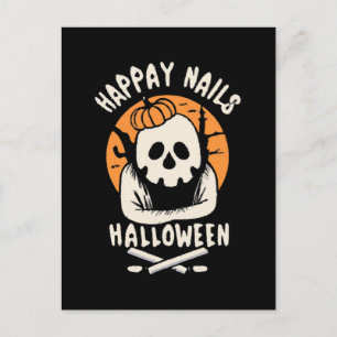 Postal Clavos de Halloween Preciosos 