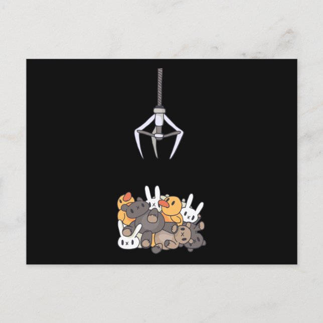 Postal Claw Machine Kawaii (Anverso)