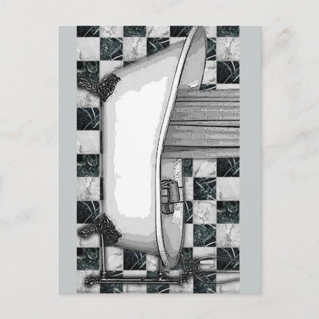 POSTAL CLAWTUB BATH GRAY (Anverso)