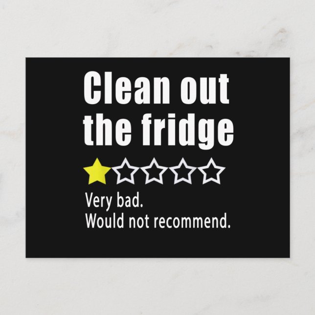 Postal Clean out the fridge Would not recommend (Anverso)