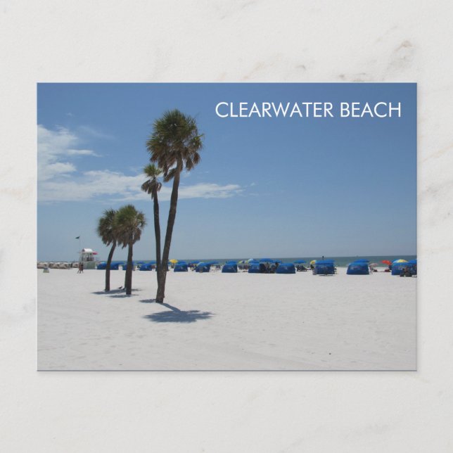Postal Clearwater Beach FL (Anverso)