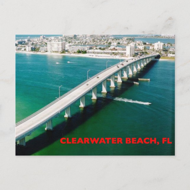 POSTAL CLEARWATER BEACH FLORIDA (Anverso)