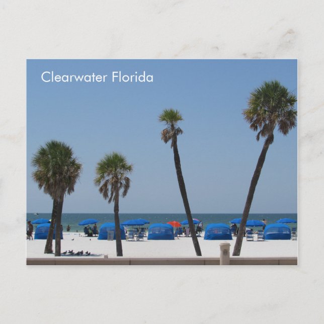 Postal Clearwater Beach, Florida (Anverso)