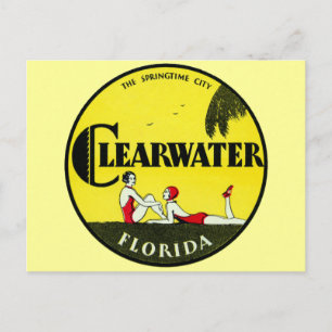 Postal Clearwater Florida 1925
