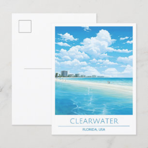 Postal Clearwater Florida Estados Unidos España Viajes de
