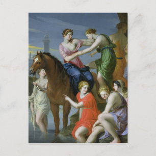 Postal Clelia cruza el Tíber