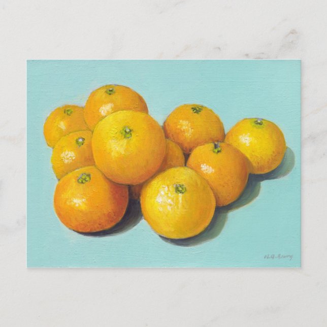 Postal Clementines Still-life (Anverso)