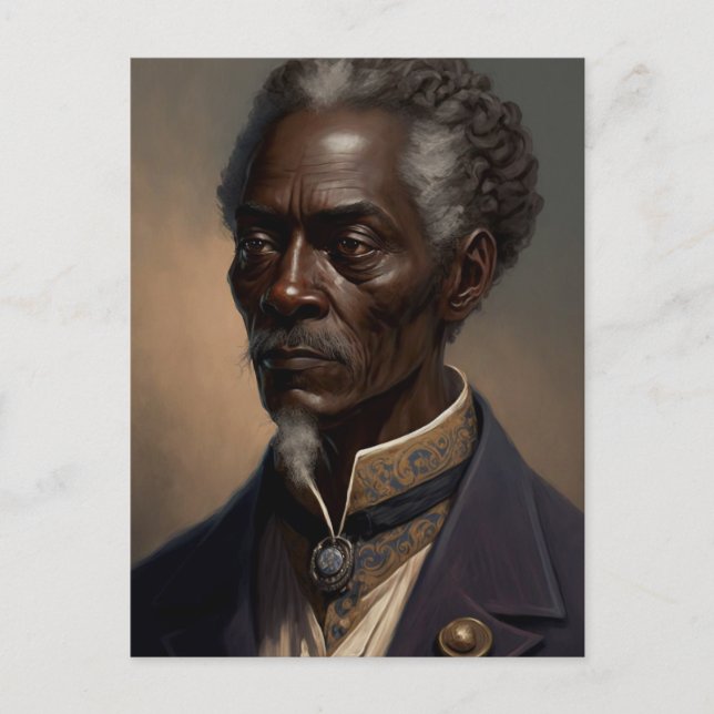 Postal Cleon Porträt Gemälde (Anverso)