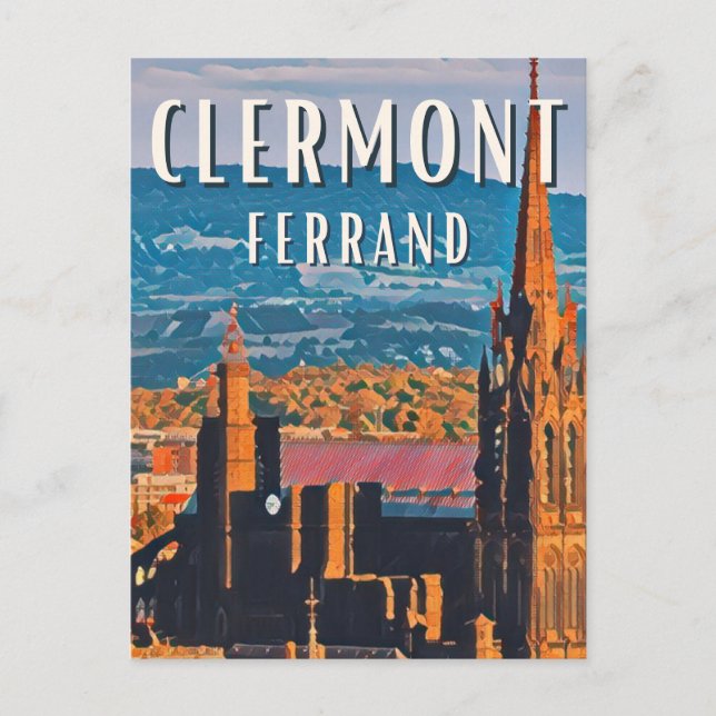 Postal Clermont-Ferrand Photo Vintage  (Anverso)