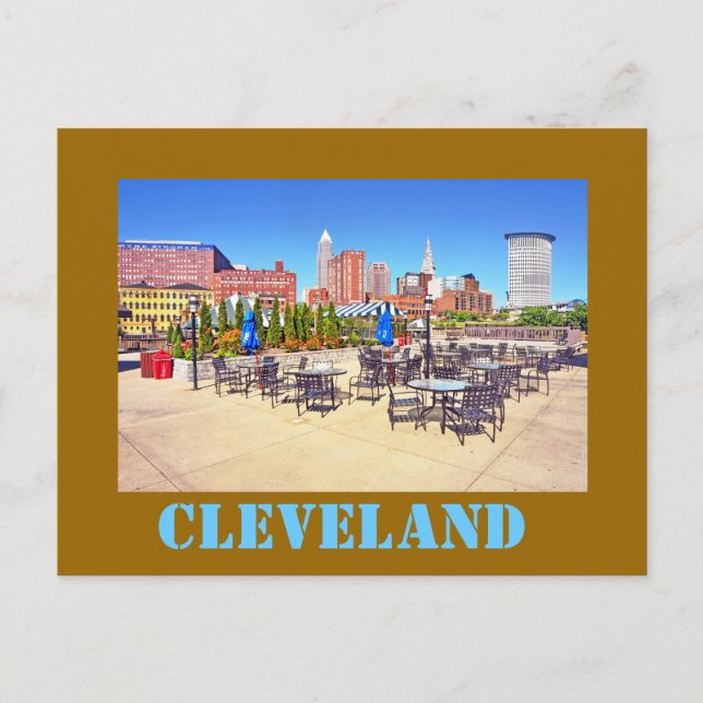 Postal Cleveland, Ohio, EE.UU. (Anverso)