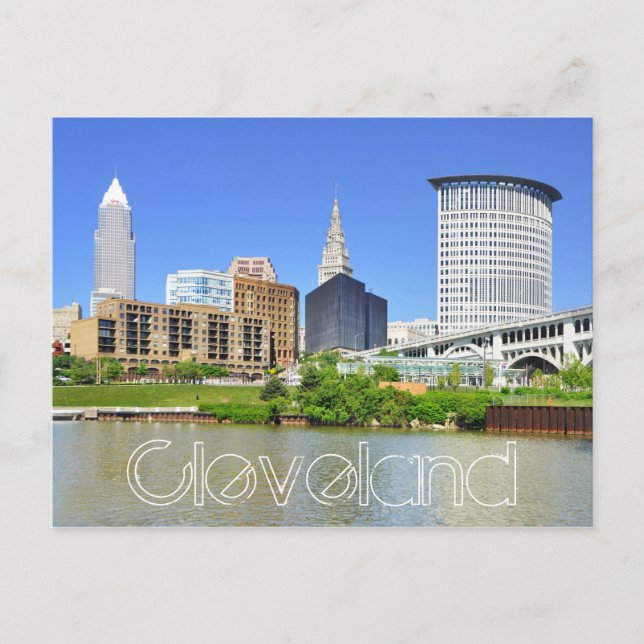 Postal Cleveland, Ohio, EE.UU. (Anverso)