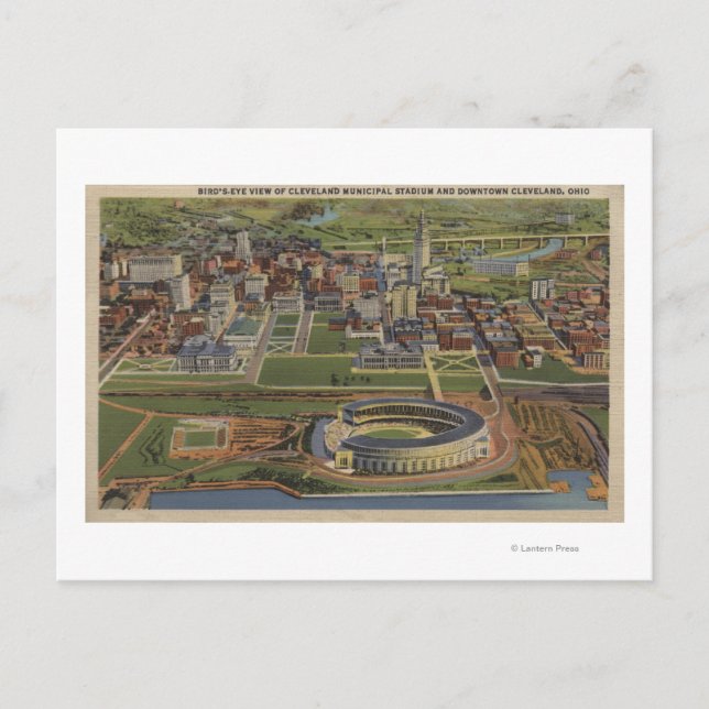 Postal Cleveland, Ohio - Municipio (Anverso)