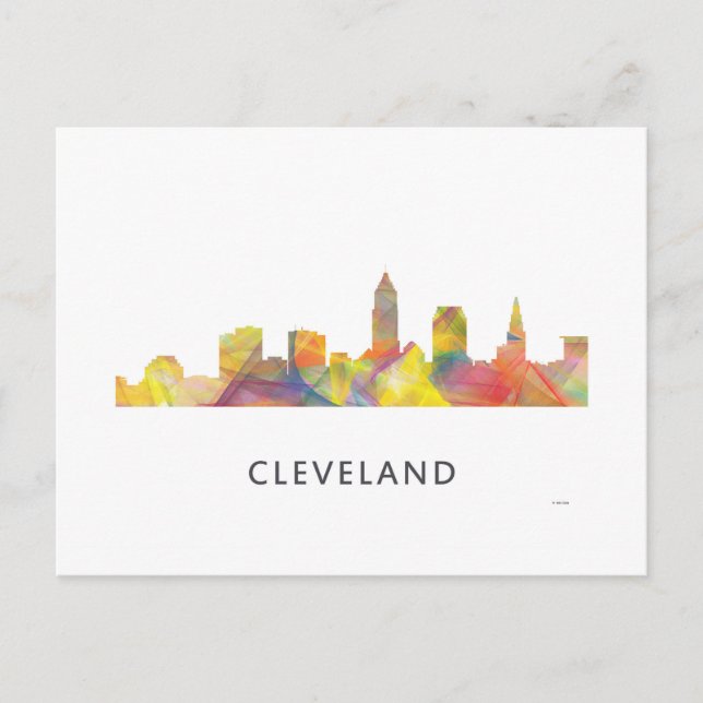 POSTAL CLEVELAND, OHIO SKYLINE WB1 - (Anverso)