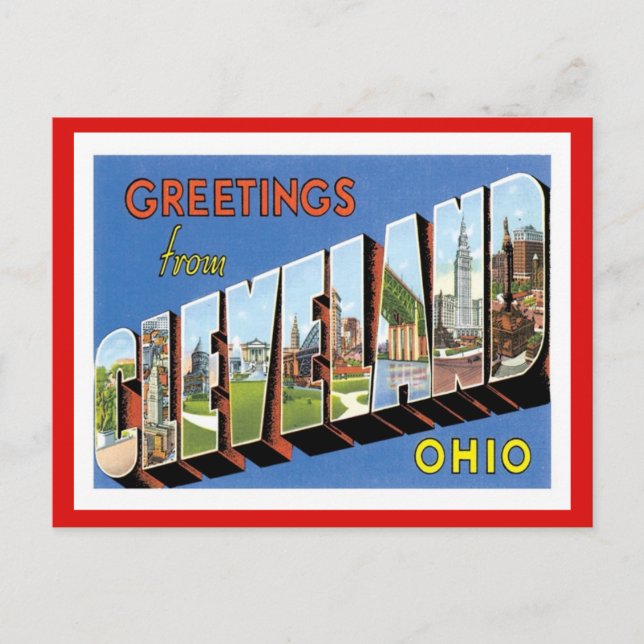 Postal Cleveland Ohio US City (Anverso)