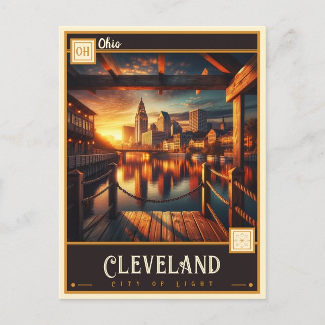 Postal Cleveland, Ohio | Vintage (Anverso)