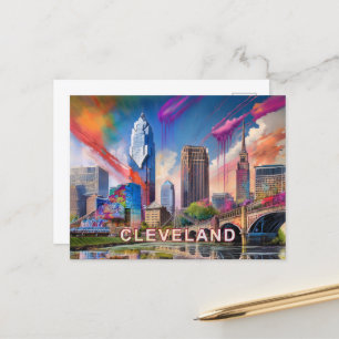 Postal Cleveland Resumen Art