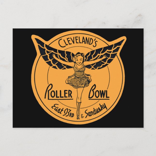 Postal Cleveland Roller Bowl (Anverso)