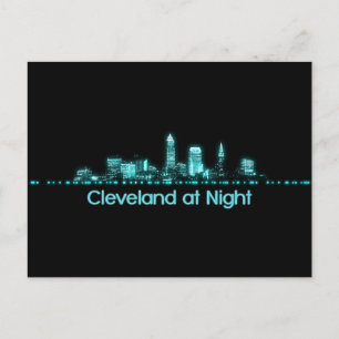 Postal Cleveland Skyline