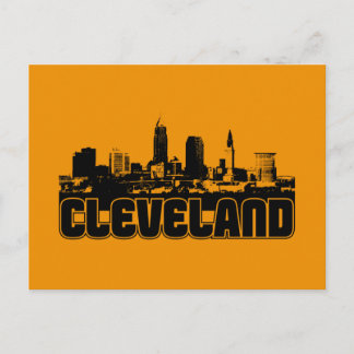 Postal Cleveland Skyline