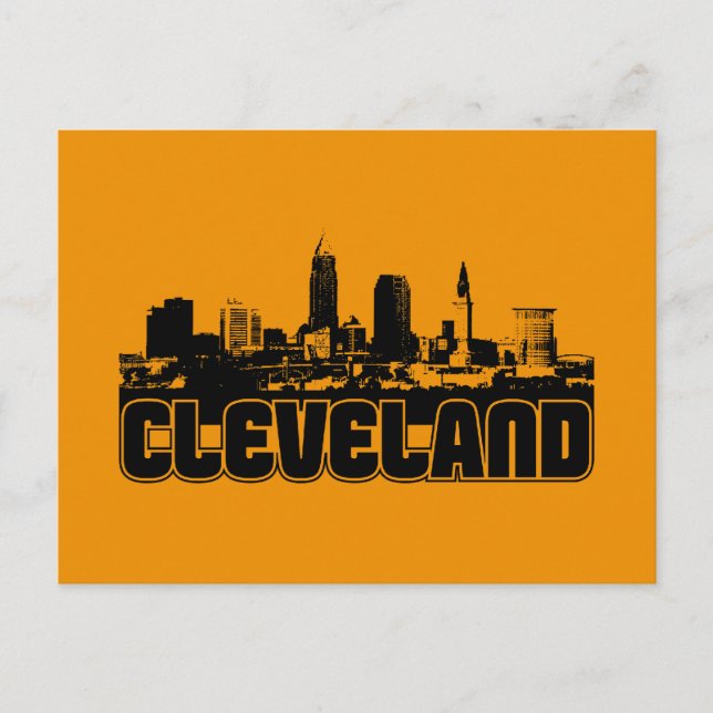 Postal Cleveland Skyline (Anverso)