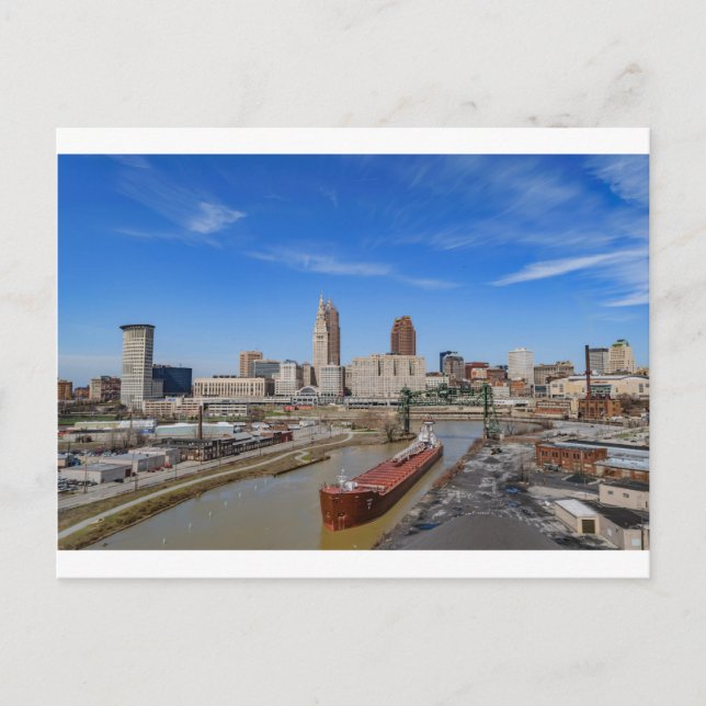 Postal Cleveland Skyline (Anverso)