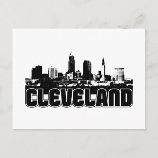 Postal Cleveland Skyline