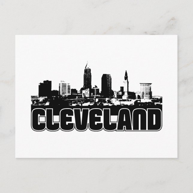 Postal Cleveland Skyline (Anverso)