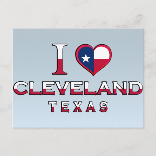 Postal Cleveland, Texas (Anverso)