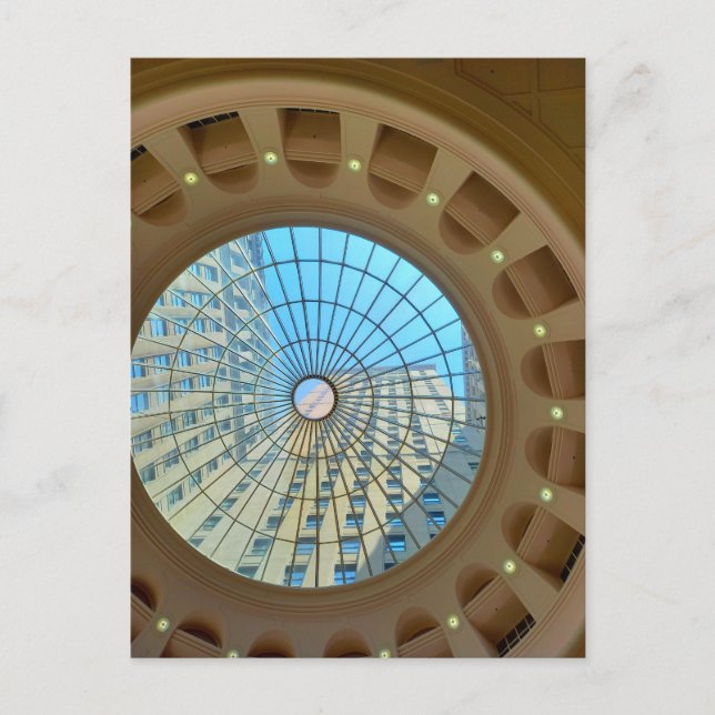 Postal Cleveland window ceiling Tower Center (Anverso)