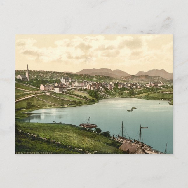 Postal Clifden, condado de Galway, Irlanda (Anverso)