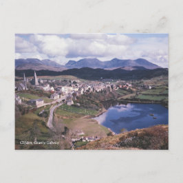 Postal Clifden, County Galway, Irlanda foto antigua de 19