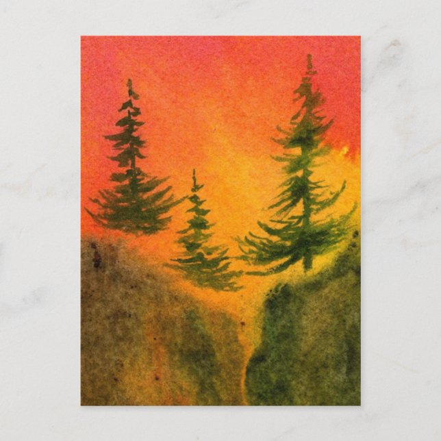 Postal "Cliff Hanger #15" (Anverso)